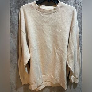 Alexander Julian Colours Cream Long-sleeve Shirt. Size Medium